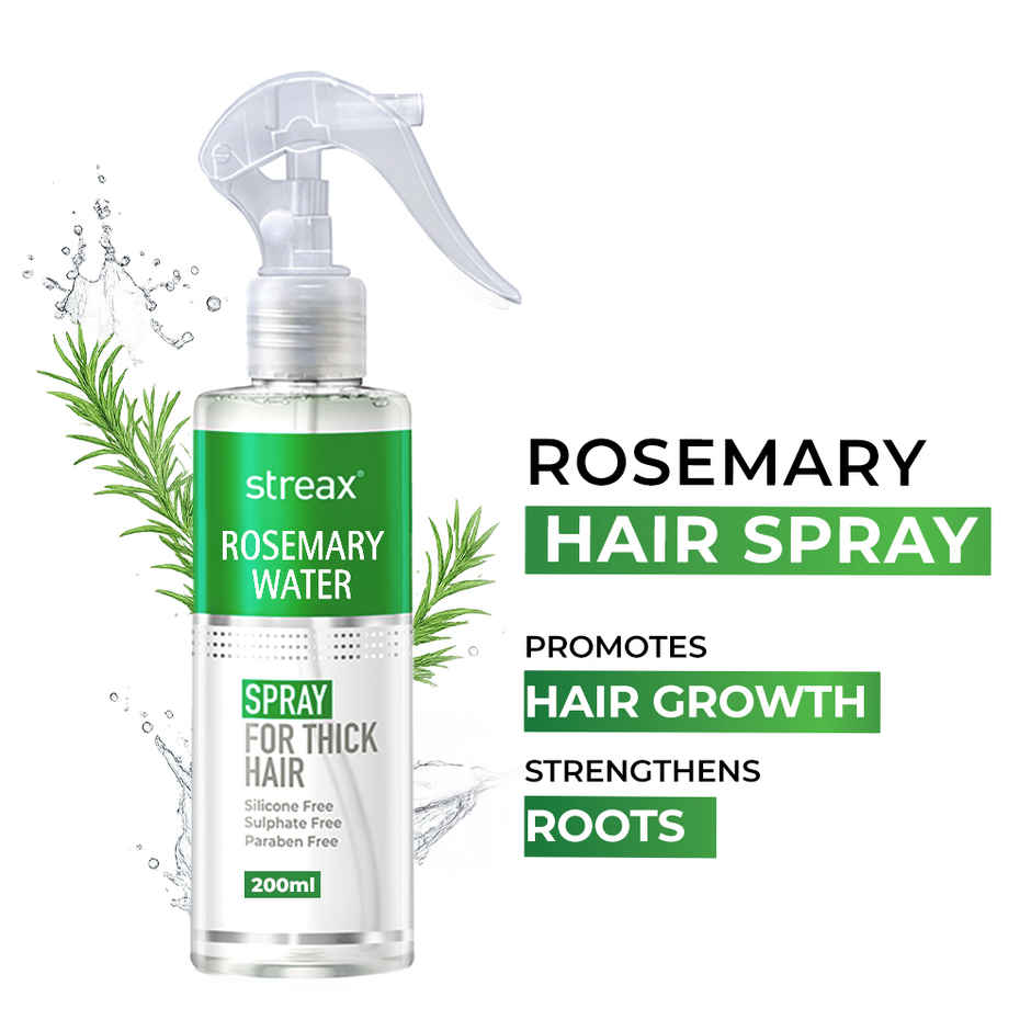 Streax Rosemary Water Spray for Hair Growth