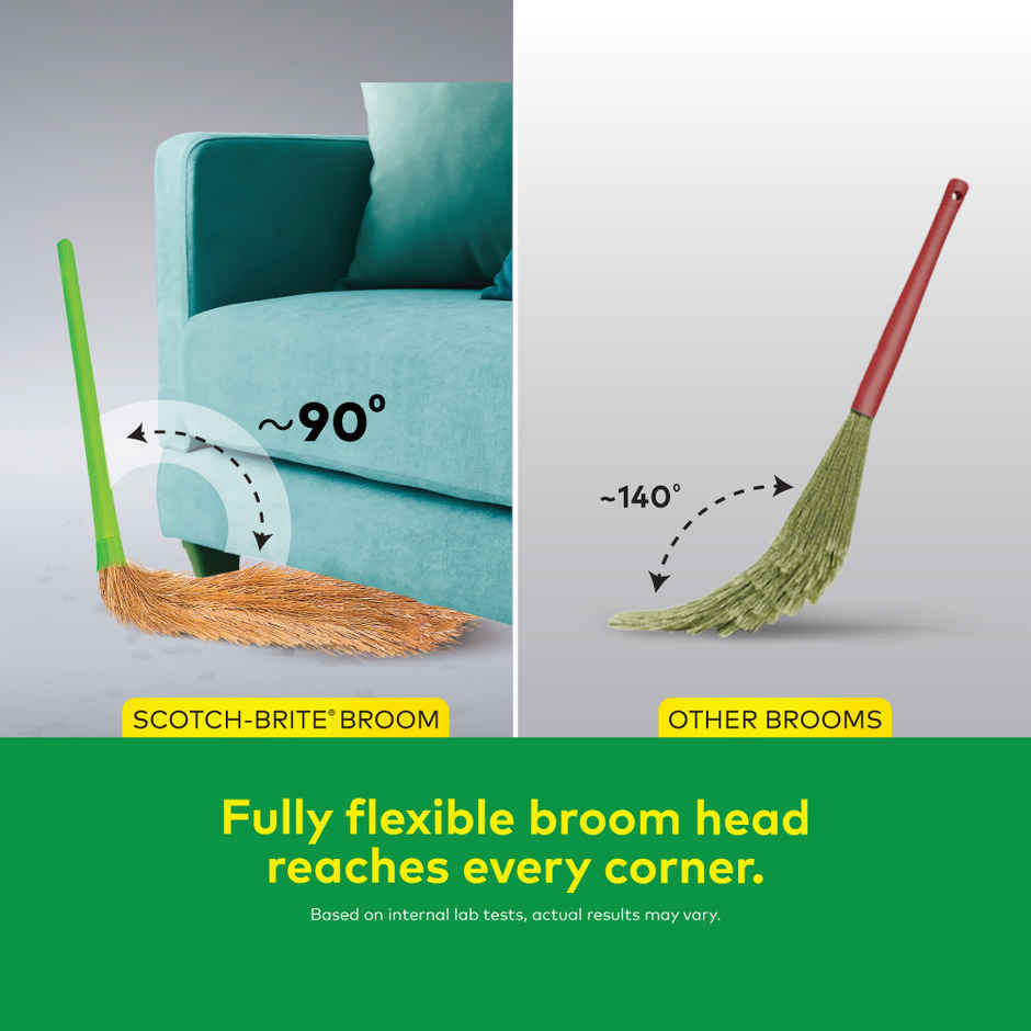 Scotch-Brite Classic No Dust Broom | Regular Size