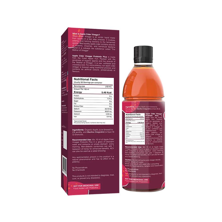 Tata 1mg Apple Cider Vinegar Acv Probiotic Plus