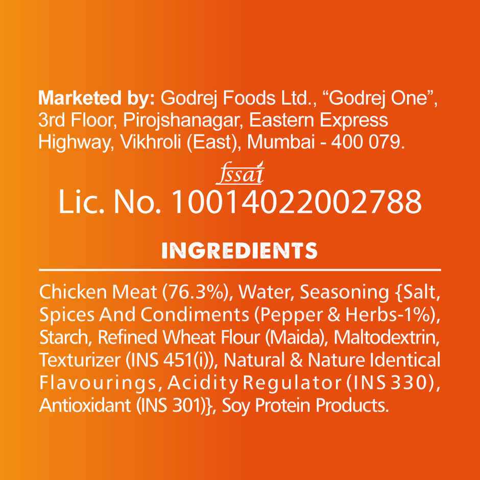 Yummiez Chicken Pepper and Herb Sausage Pouch