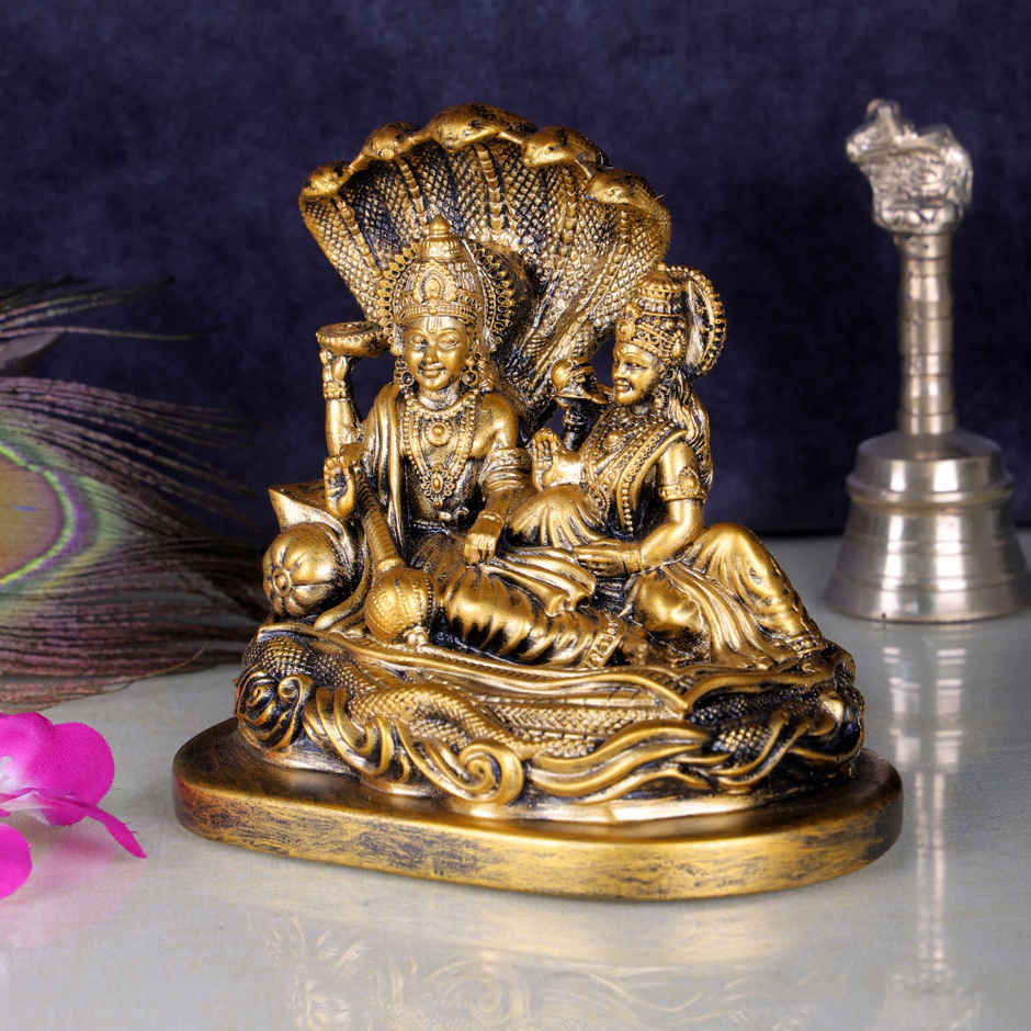 Lord Vishnu & Goddess Lakshmi on Sheshnag Idol | Satvik