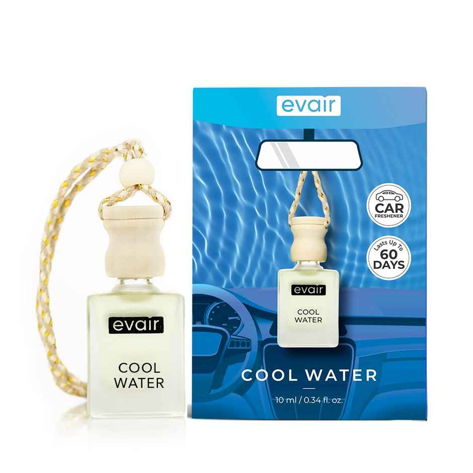 Evair Cool Water Hanging Car Air Freshener - 10 ml
