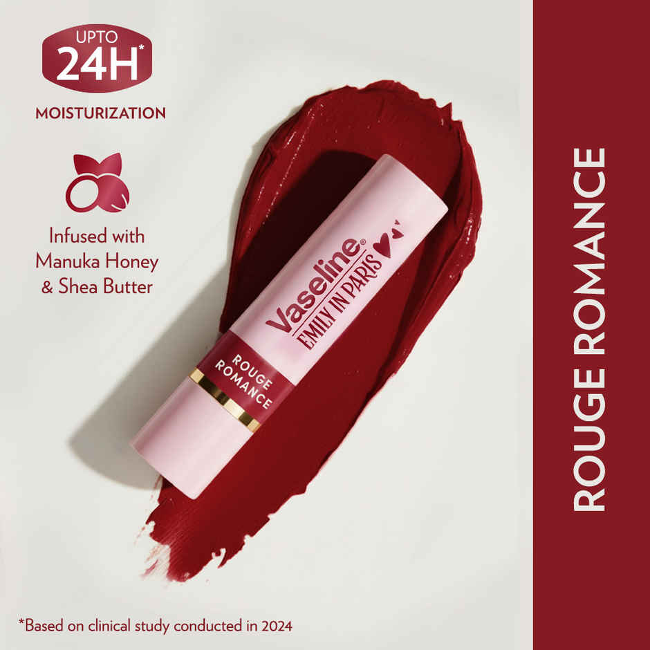 Vaseline Emily in Paris Rouge Romance Red Tinted Lip Balm