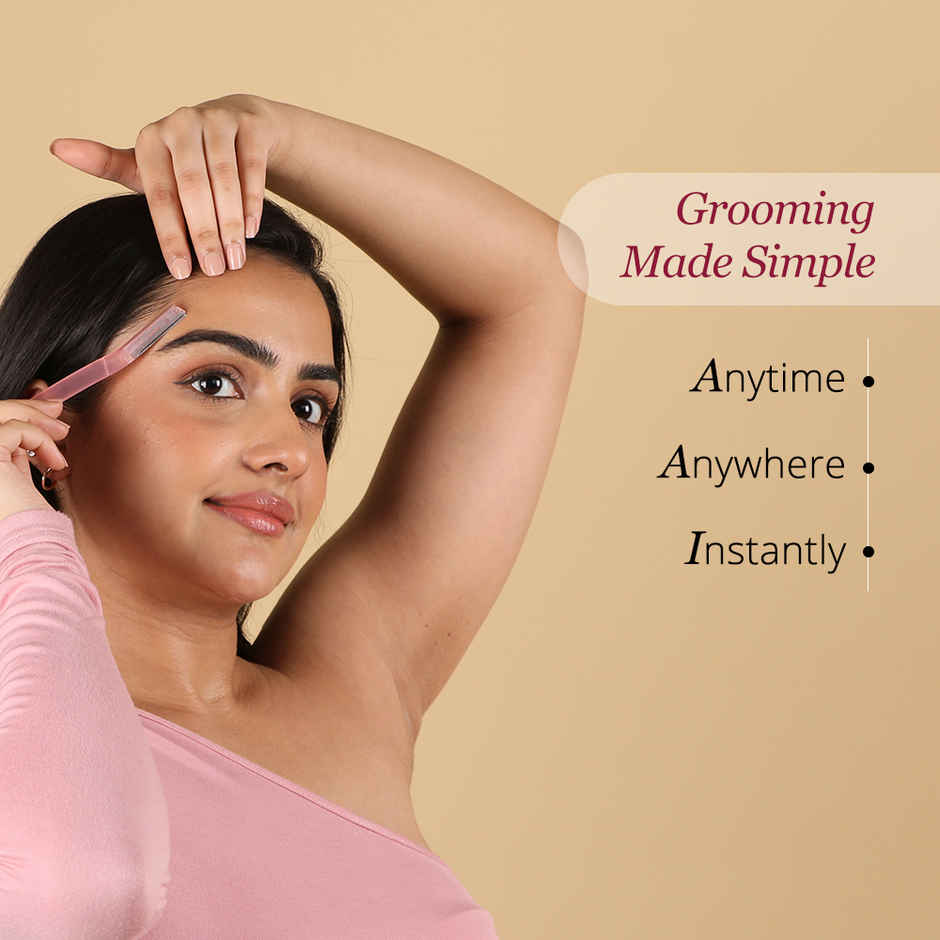 Carmesi Reusable Face Razor for Women Facial Hair | Instant & Painless Hair Removal