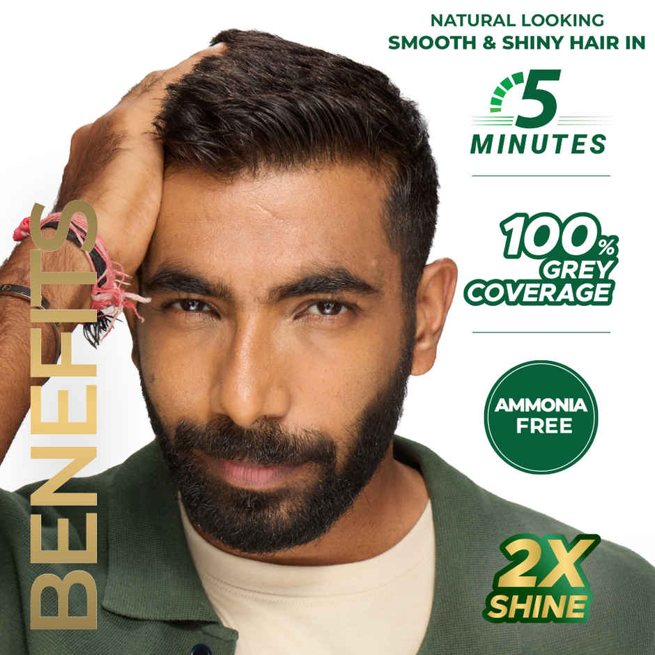 Streax Insta Shampoo Hair Colour | Natural Black
