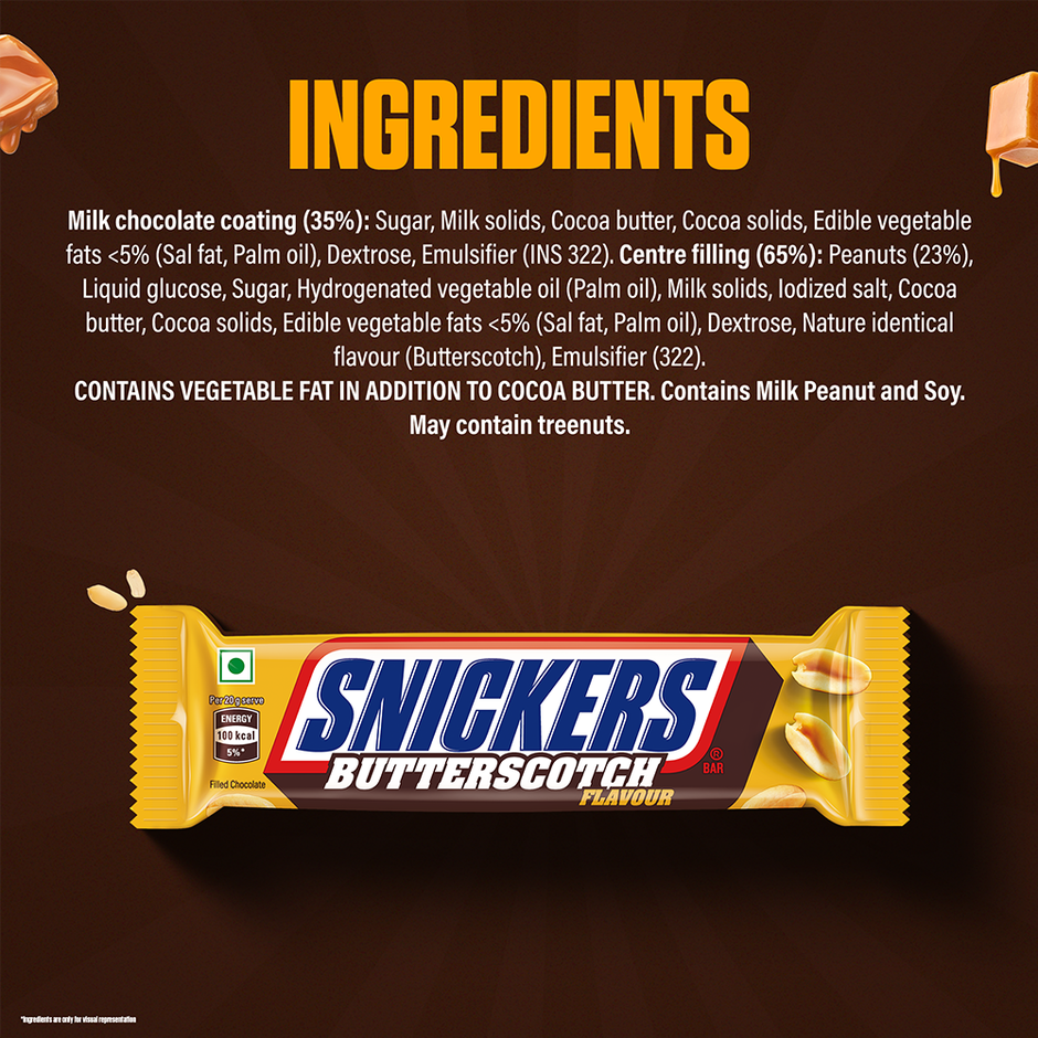 Snickers Butterscotch Flavoured Chocolate Bar