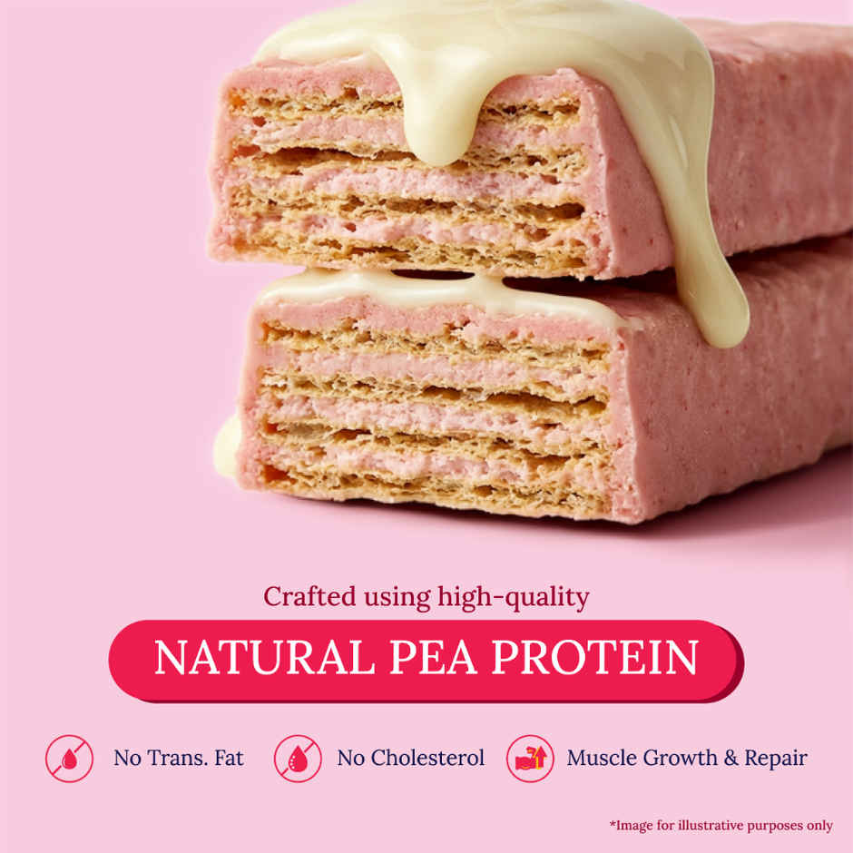 Stroom Strawberry Protein Wafer Bar