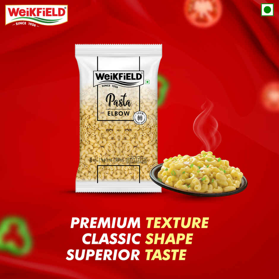 Weikfield Elbow Pasta | Premium Quality Durum Wheat Semolina