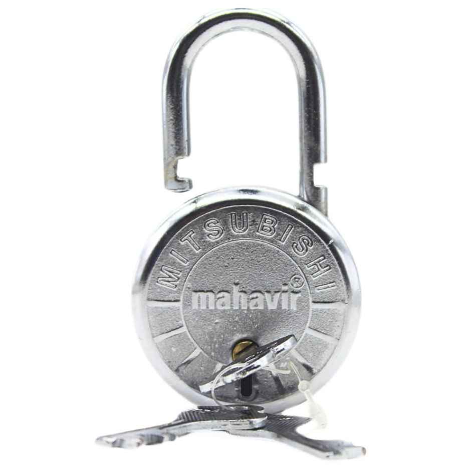 Se7en Pad Lock With 3 Keys - 65mm - Round Shaped