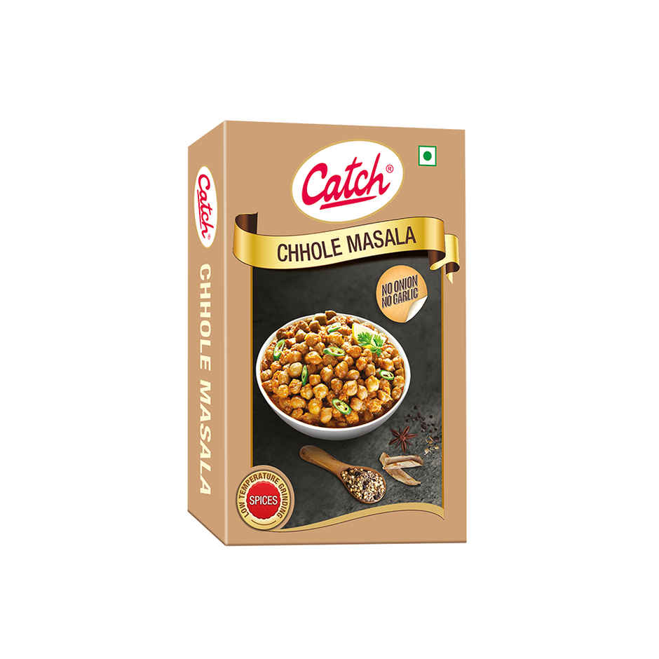 Catch Chhole Masala (100g) & Freshcon Cooked Kabuli Chana | Chickpeas (250g) Combo
