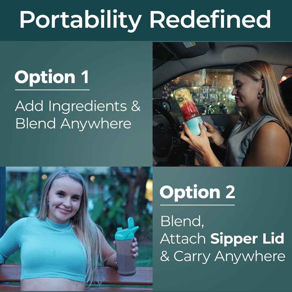 Hamilton Beach Portable Blender | 450 ml - Black