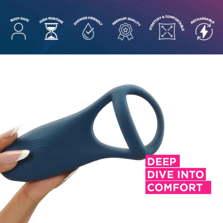 Skore Waves Mutual Satisfaction Vibrating Ring Massager