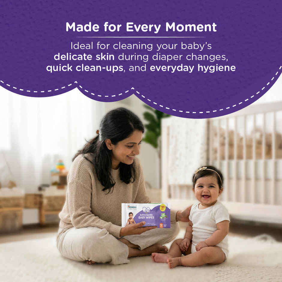 Himalaya Soft and Gentle Baby Wipes