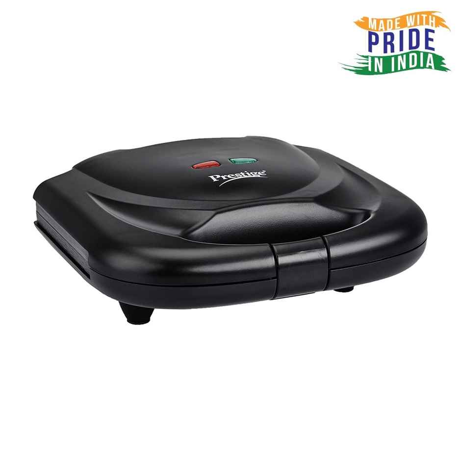 Prestige PSMFB Sandwich Toaster 800W, Durable die-cast Aluminium Sandwich Plates, 1Y Warranty, Black