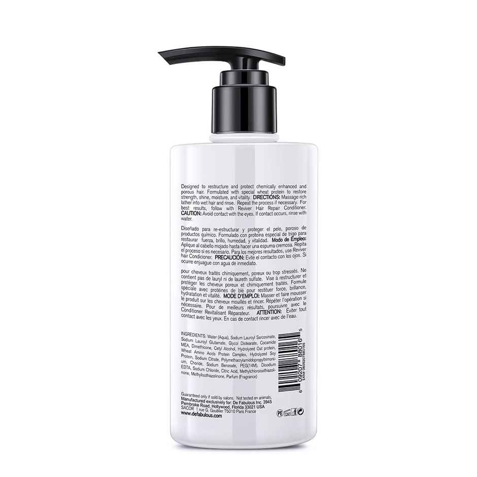 De Fabulous Reviver Hair Repair Shampoo Sulphate-Free Ph Balanced | All Hair Types
