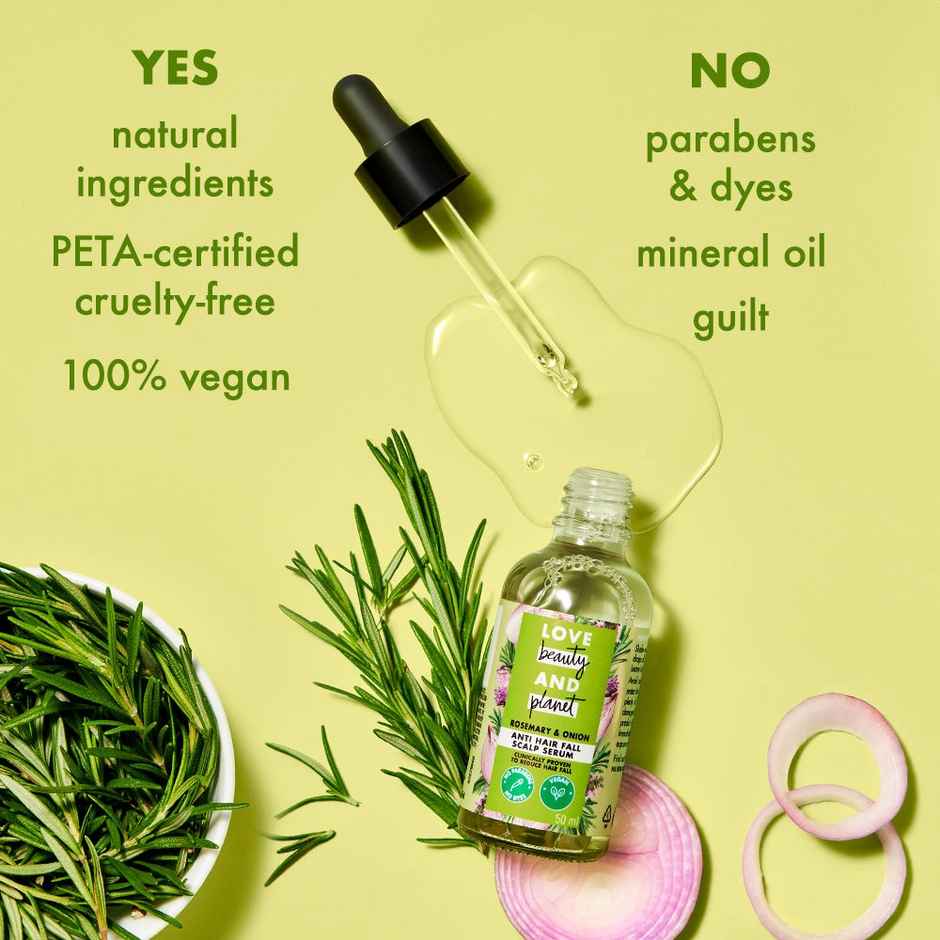 Love Beauty And Planet Onion & Rosemary Anti Hairfall Scalp Serum