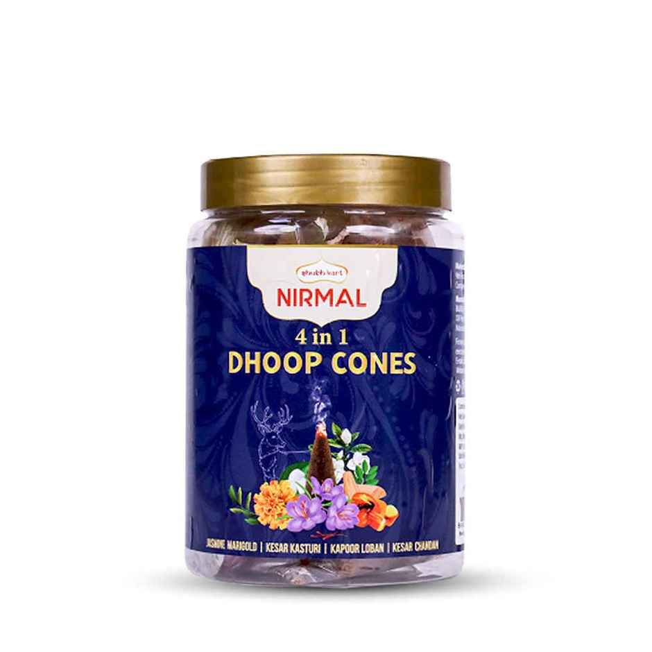 Shubhkart Nirmal 4 In 1 Dry Dhoop Cone Jar