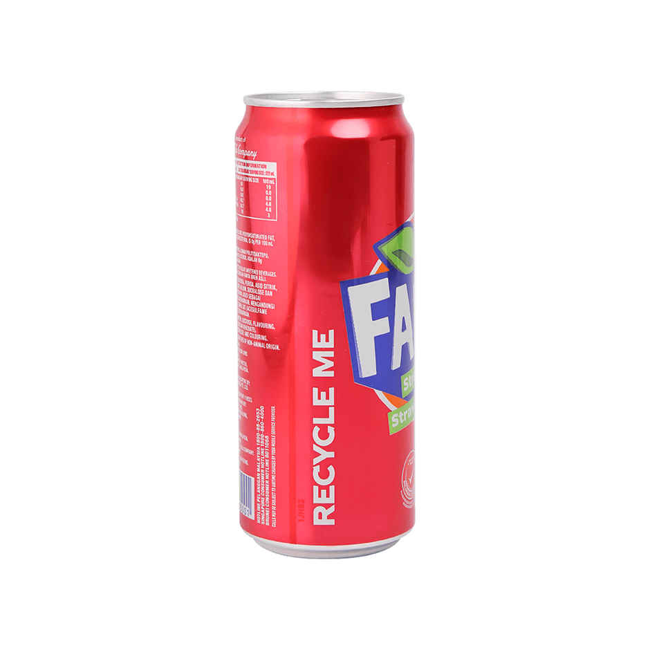 Fanta Strawberry Flavour Soft Drink (Can)
