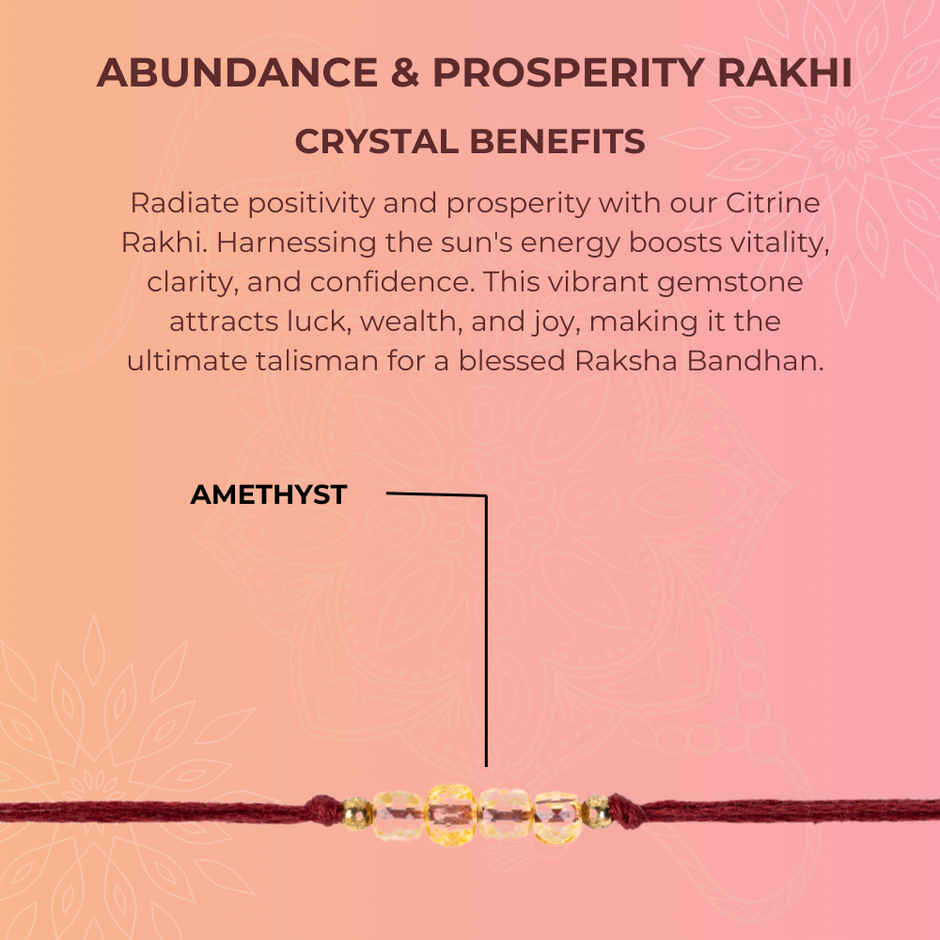 Amul Frozen Rasmalai(500gms) & Abundance & Prosperity Thread Rakhi(1pc) Combo