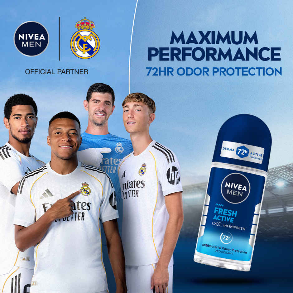 Nivea Fresh Active Underarm Roll On 72h Protection