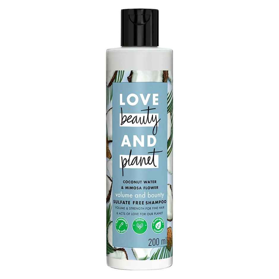 Love Beauty & Planet Coconut Water And Mimosa Flower Sulfate Free Volume And Bounty Shampoo