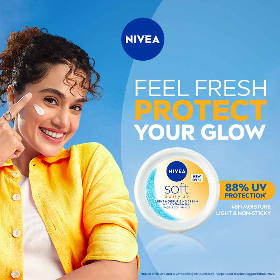 NIVEA Soft Daily UV Light Moisturising Cream with SPF-15