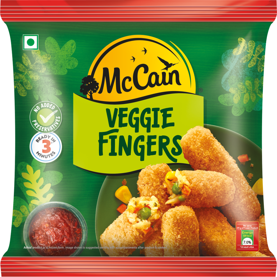 McCain Veggie Fingers | Frozen Ready To Cook Snack