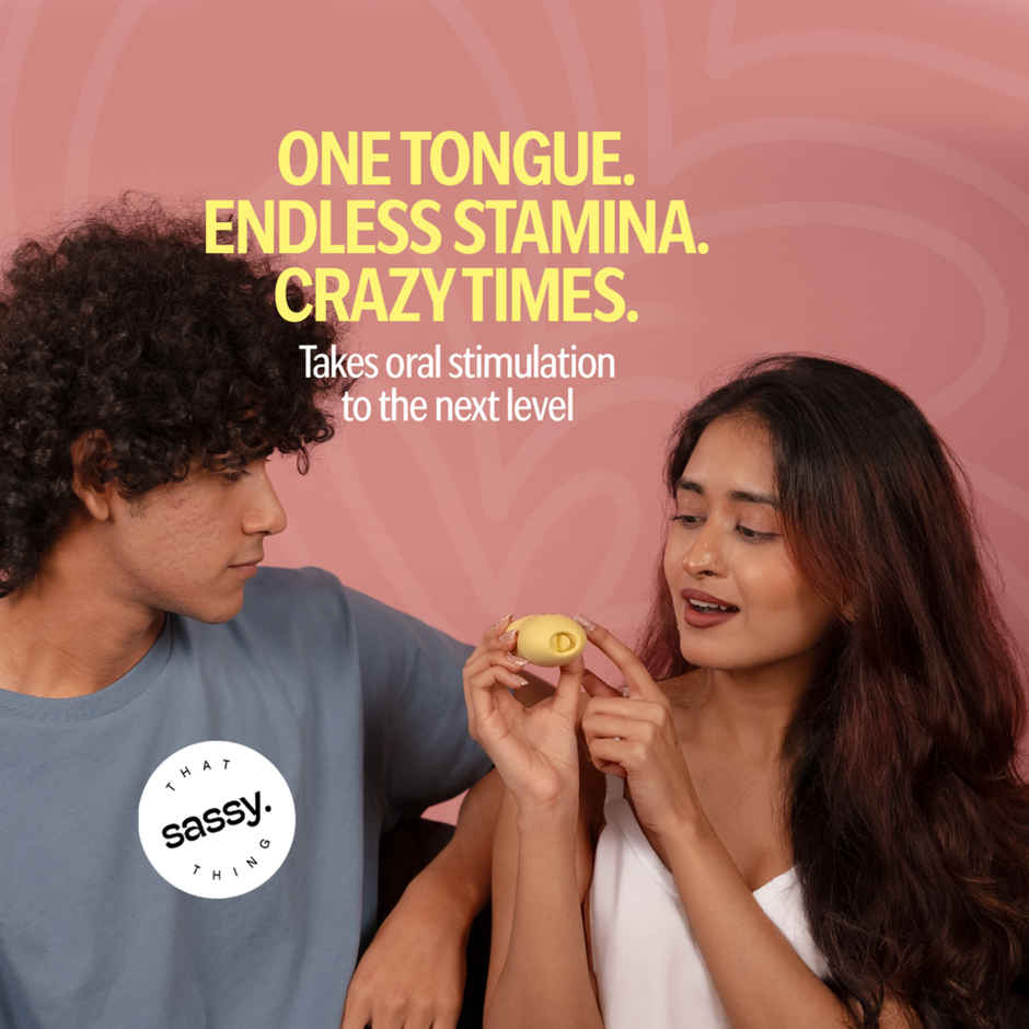 That Sassy Thing Tickle Tongue Personal Massager - Pastel Pink