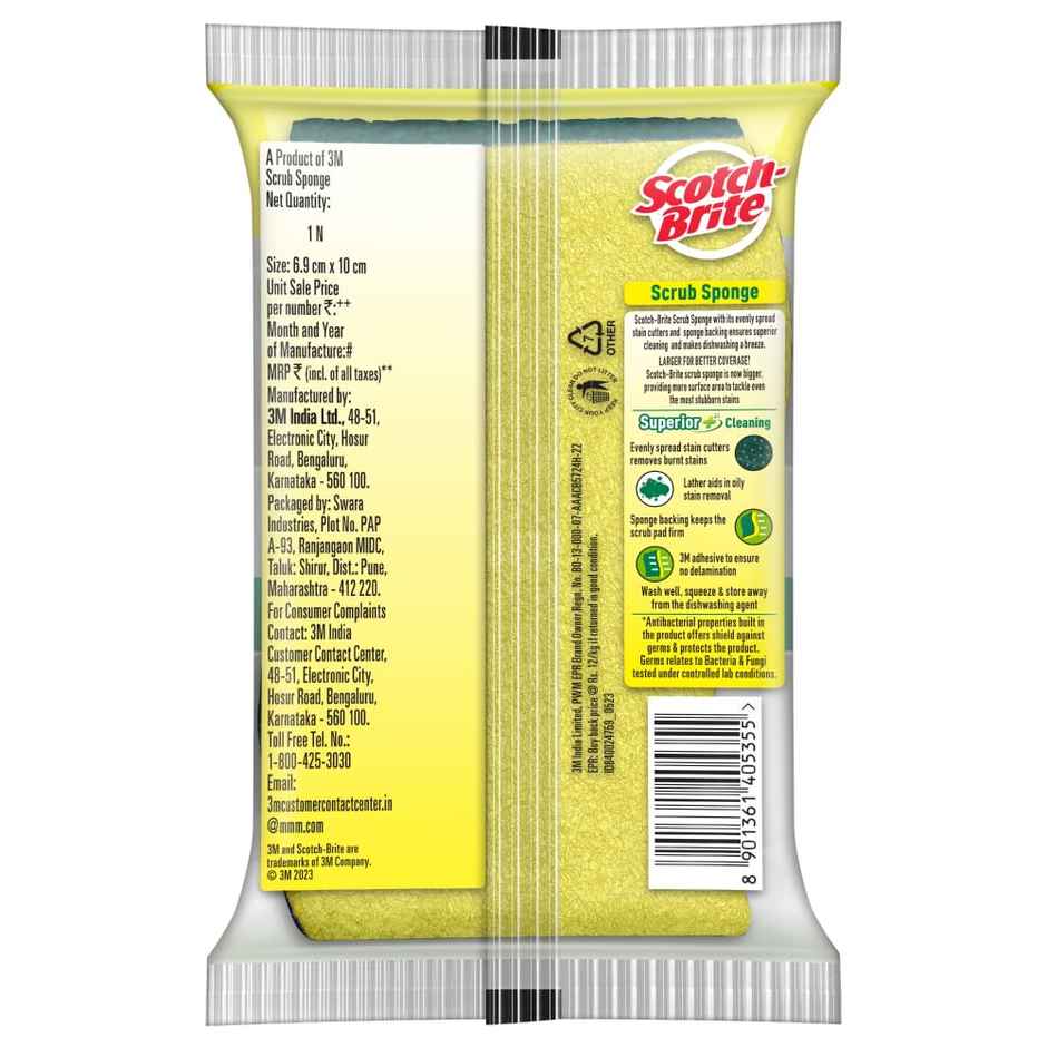 Scotch-Brite Scrub Sponge - 6.9 x 10 Combo 
