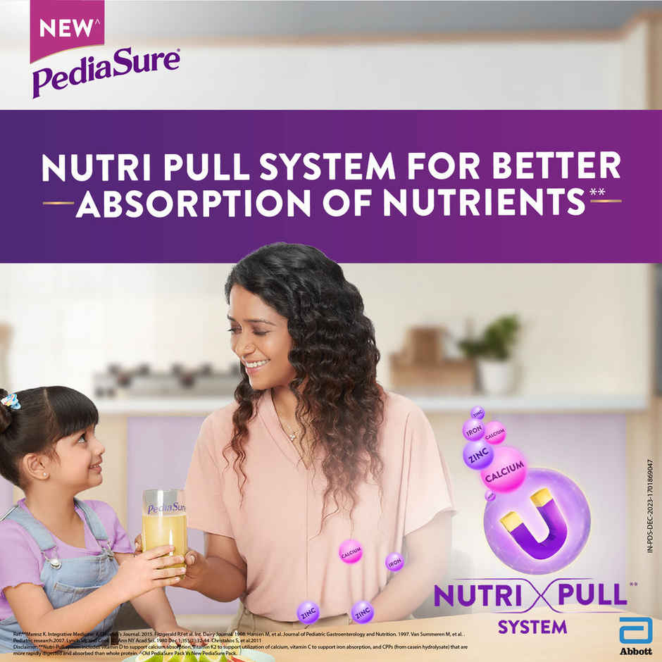 PediaSure Scientifically Designed Vanilla Drink Mix| For 2 - 6 years Kids