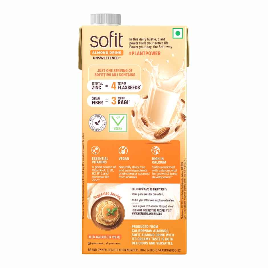 Sofit Unsweetened Almond Milk Drink