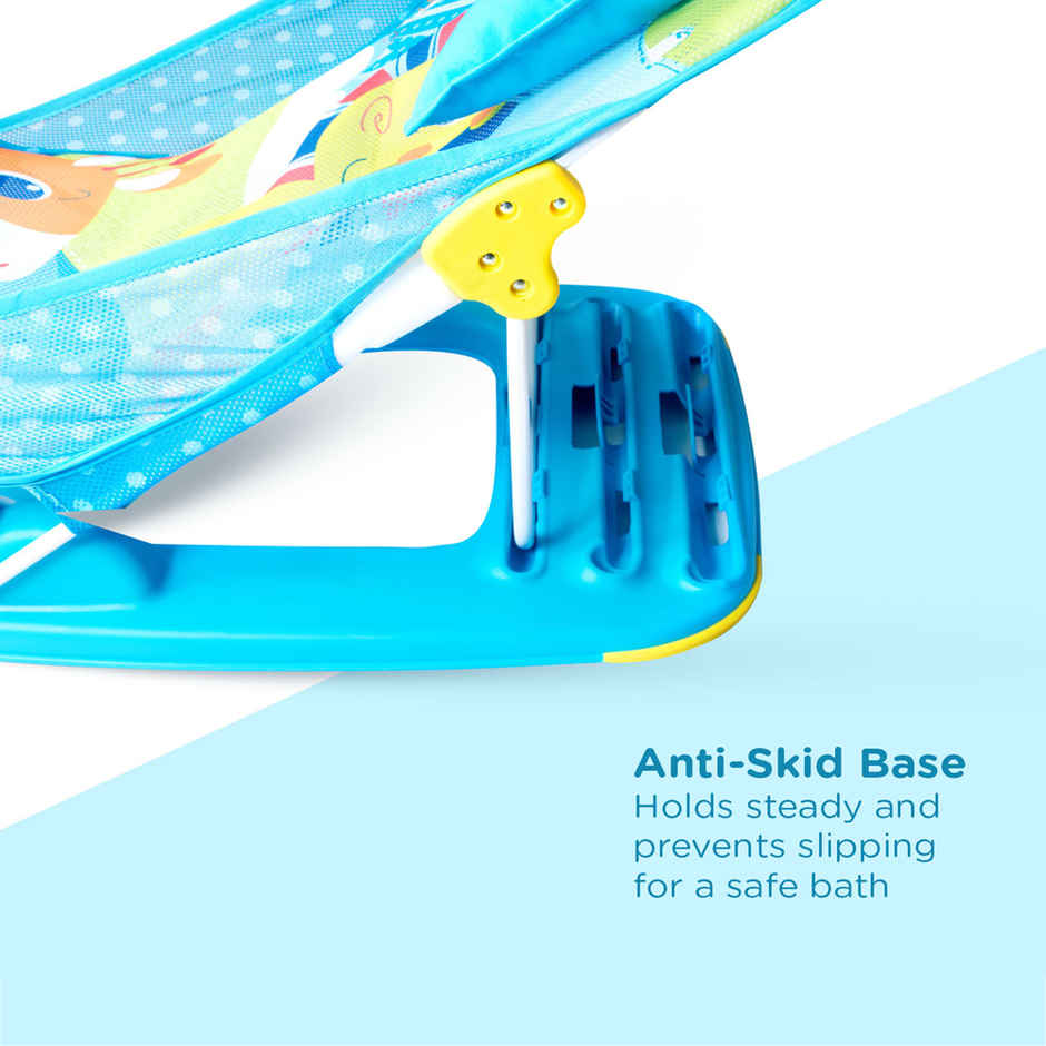 Mee Mee Newborn Baby Bather Bath Chair For Newborns And Infants | 0-12 Months | Blue