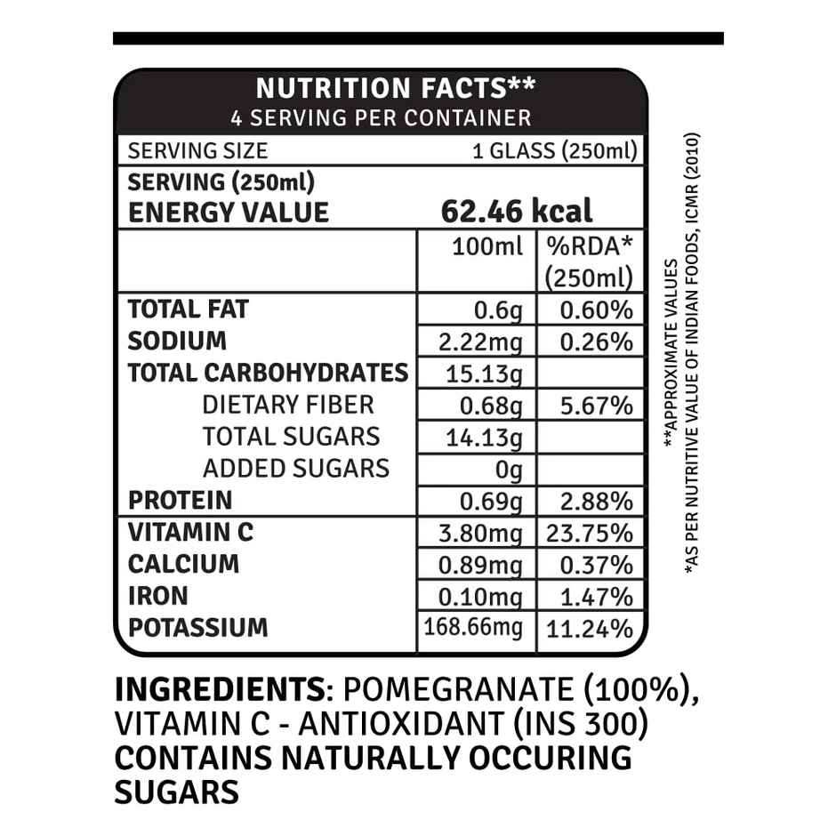 Raw Pressery Pomegranate Fruit Juice Combo