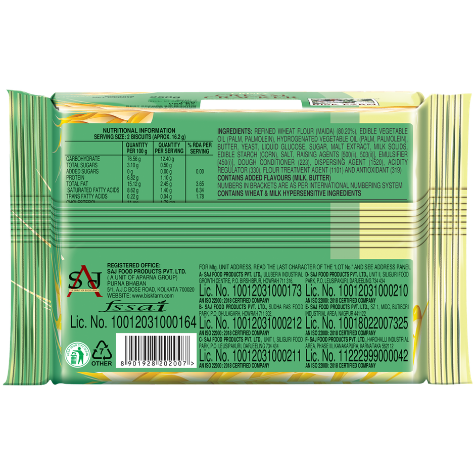 Bisk Farm Crispy Cram Cracker