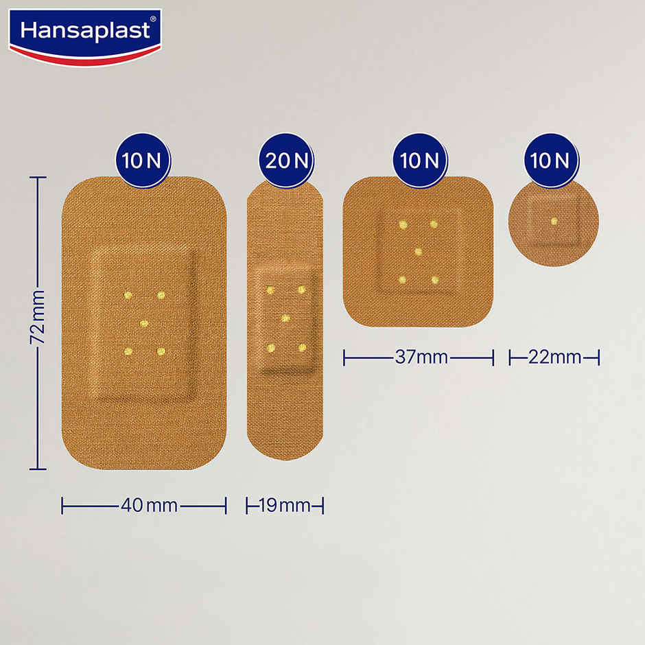 Hansaplast Assorted Antiseptic Bandages For Wound Protection