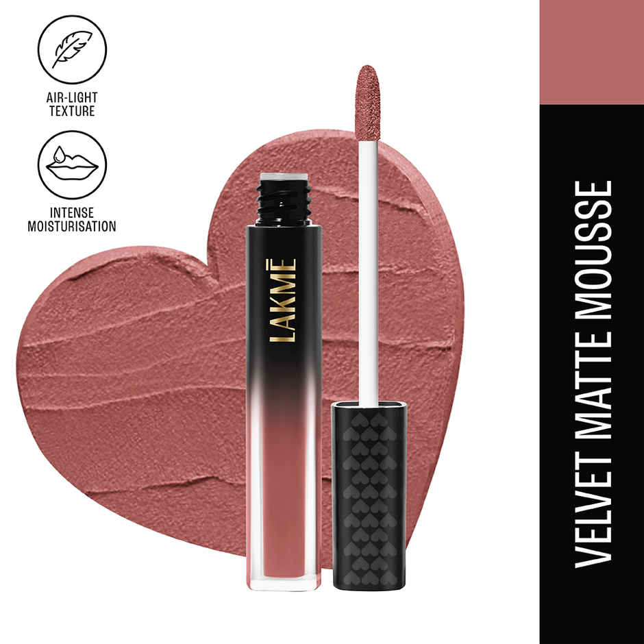 Lakme Xtraordin-airy Lip Mousse Blush Nude