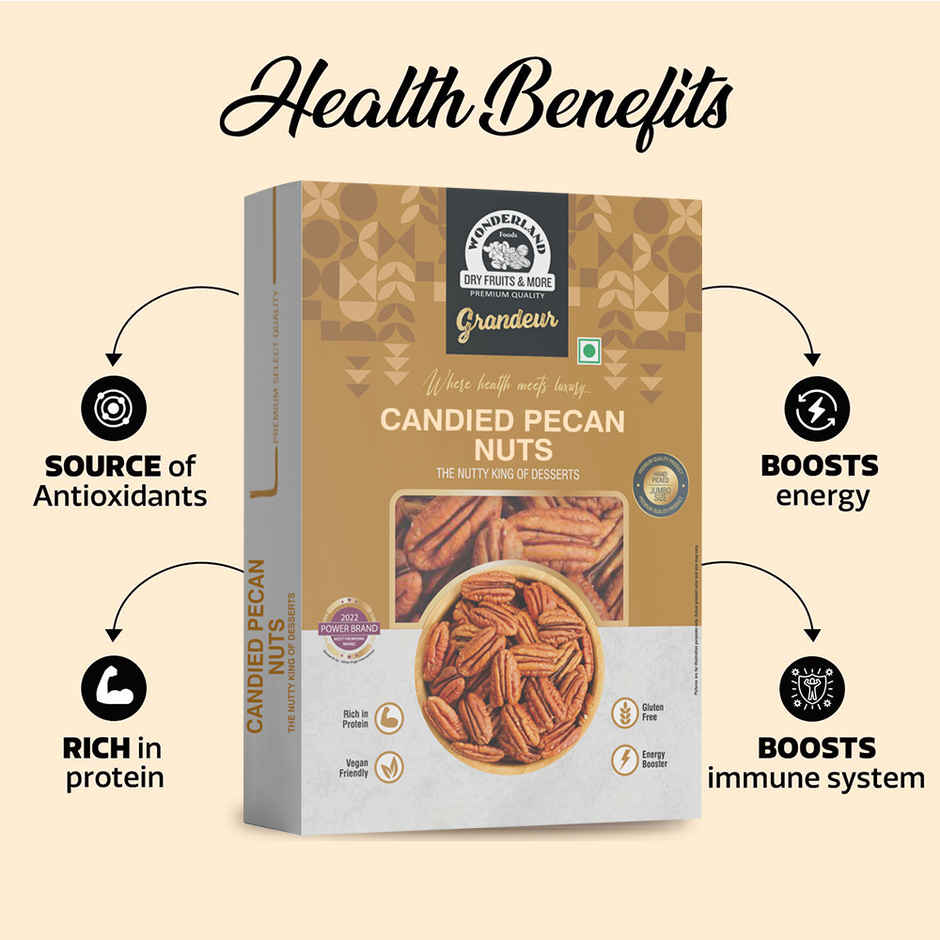 Wonderland Foods Candy Pecan Nuts