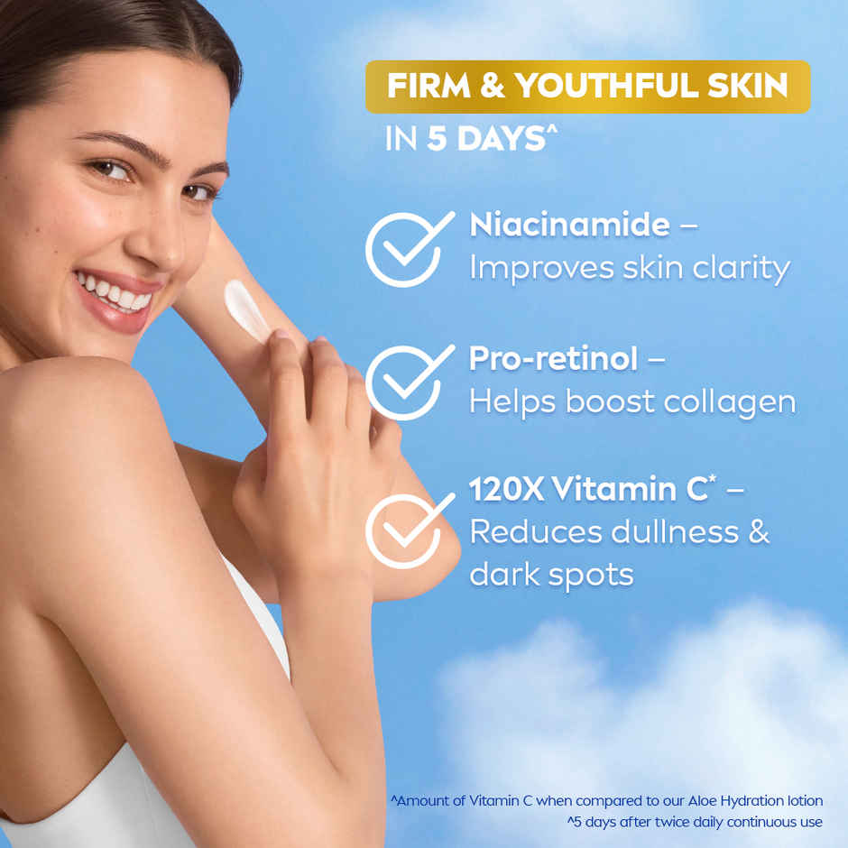 NIVEA Super 10 Youth Serum Body Lotion, Retinol, Niacinamide, 120X Vitamin C, SPF15 for Youthful Skin 170ml