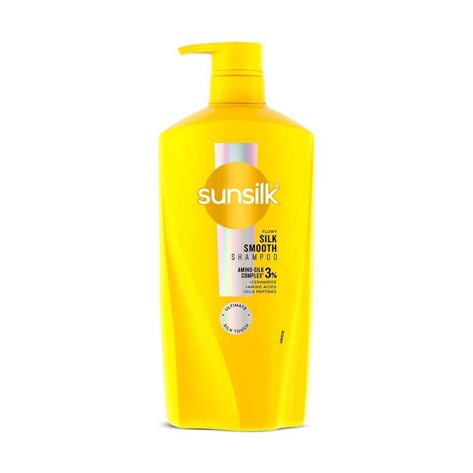 Sunsilk Flowy Silk Smooth Shampoo With Egg Protein Almond Oil & Vitamin C