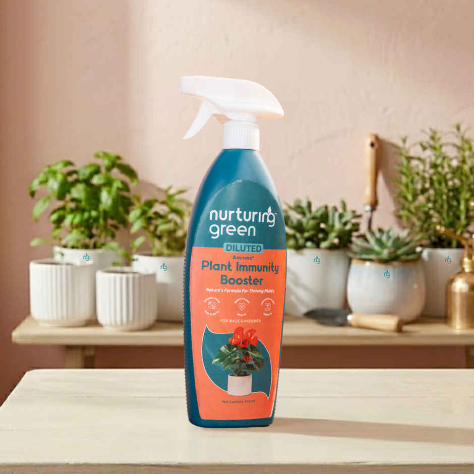 Nurturing Green - Immunity Booster Spray | 650ml | Liquid Fertilizer Plant Booster Spray Bottle