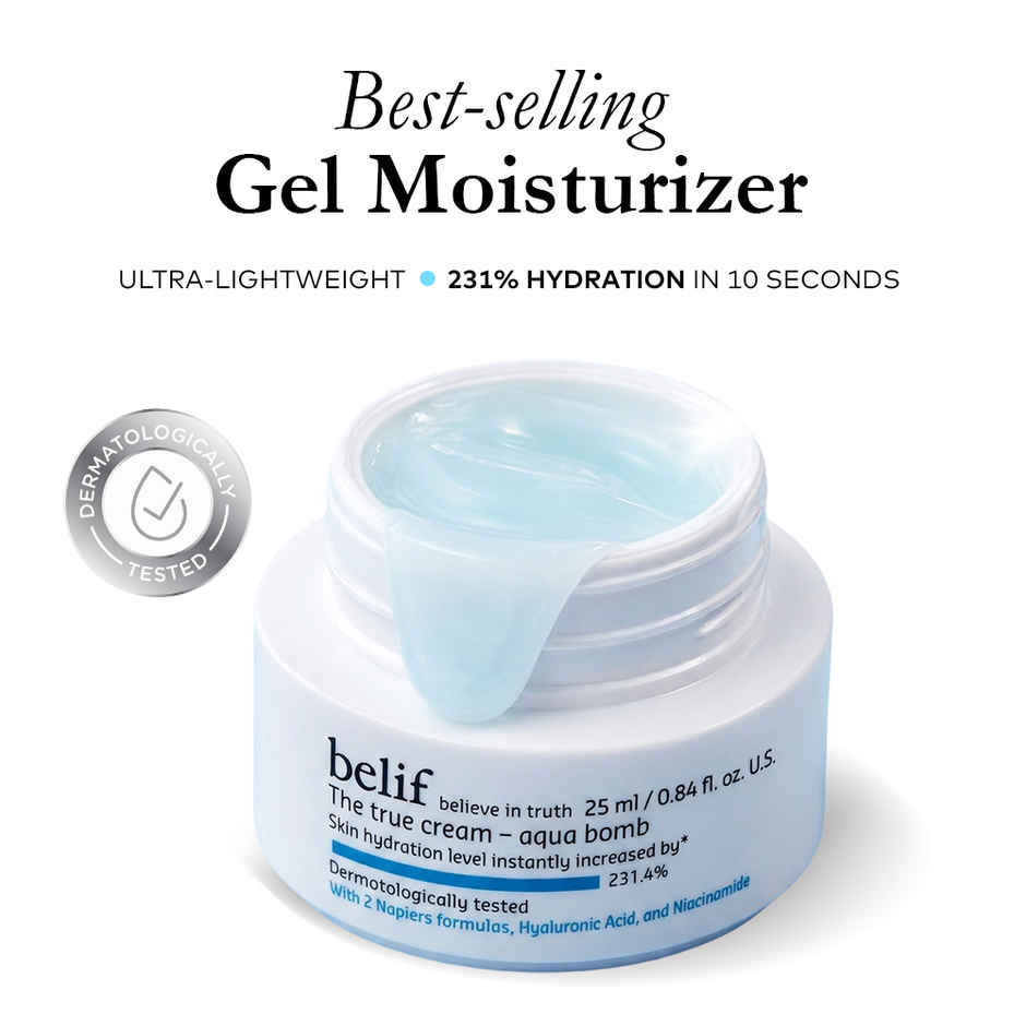 Belif The True Cream Aqua Bomb Moisturizer With Ultra Lightweight Oil Free Hydration