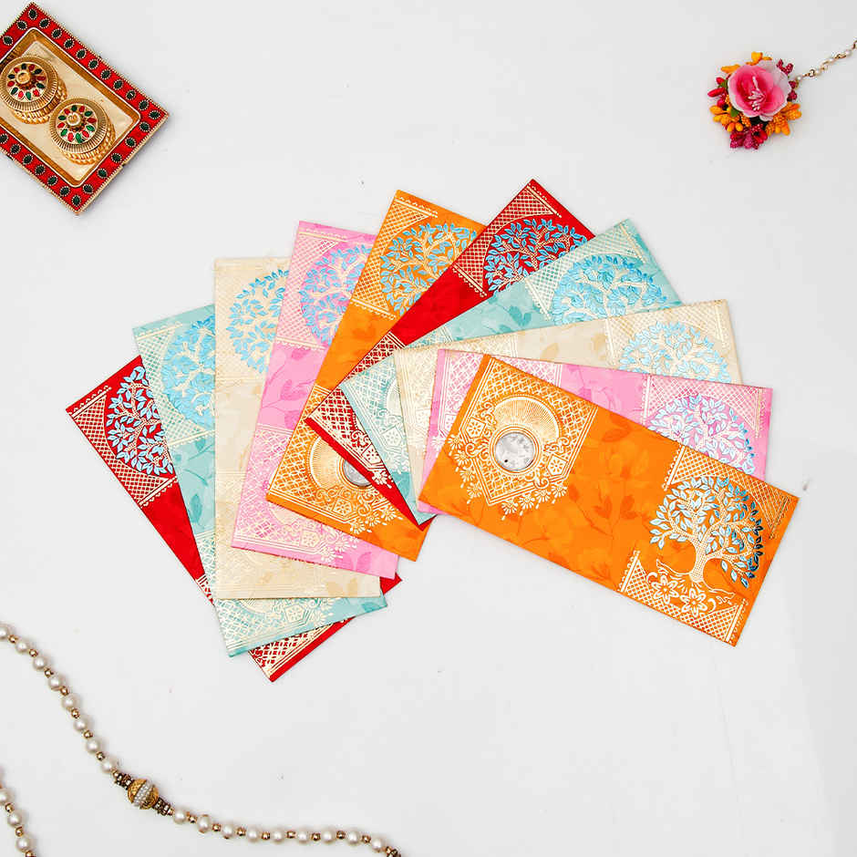 Archies Multicolor Coin Shagun Envelope
