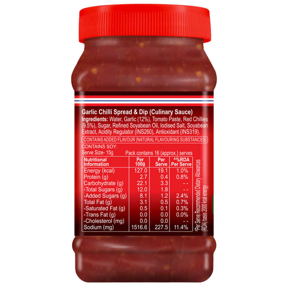 Dr. Oetker Funfoods Garlic Chilli Spread & Dip
