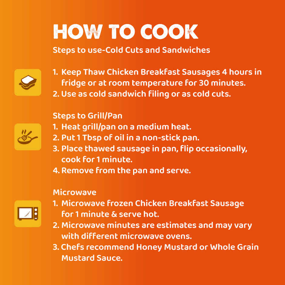 Yummiez Chicken Breakfast Sausages