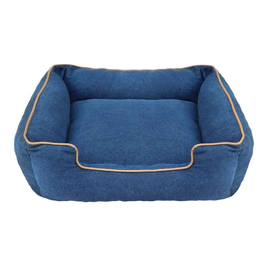 Pawpourri Dog Bed Denim Cuddler | M-L