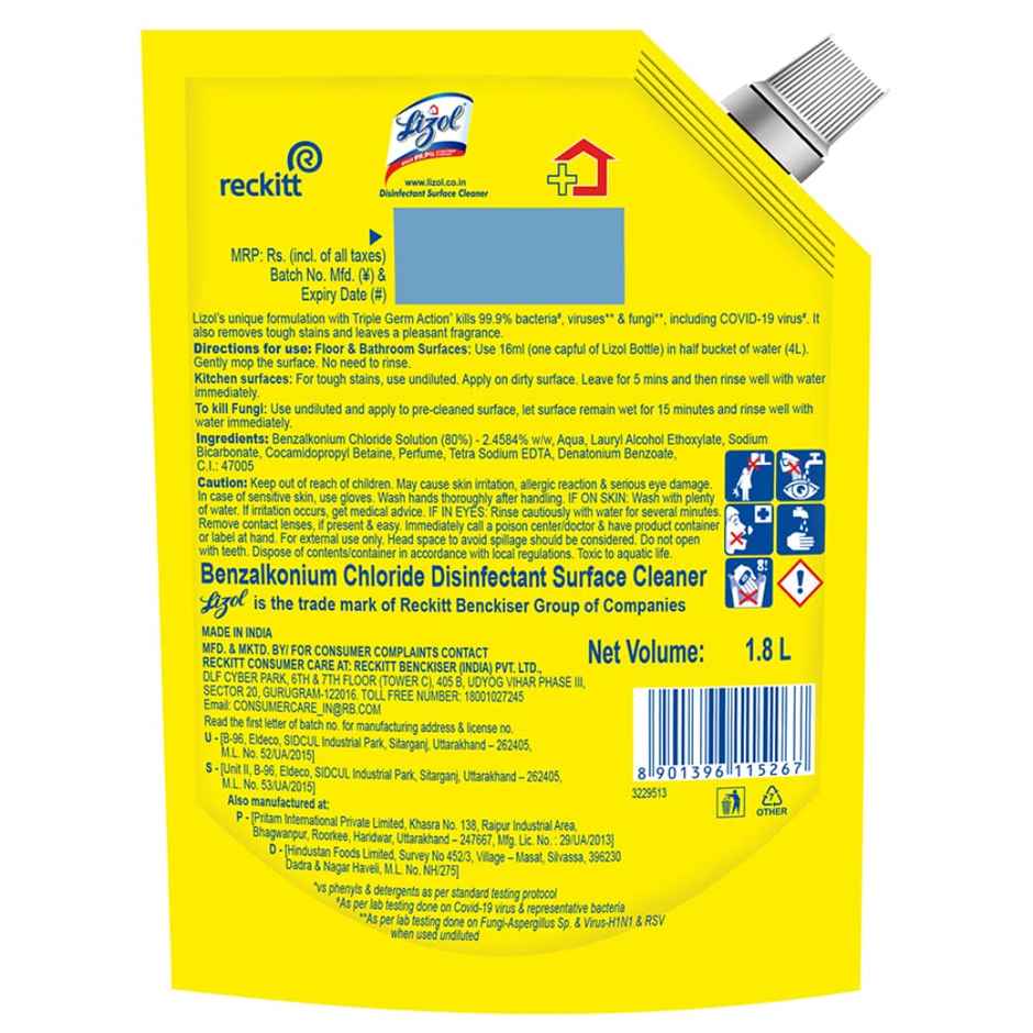 Lizol Citrus Floor Cleaner Liquid