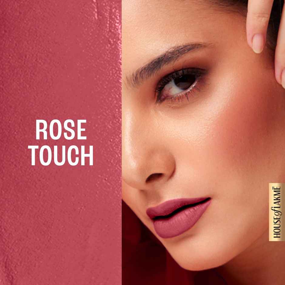 Lakme Double Duty Lip & Cheek Mousse Matte Lipstick & Soft Blush - Rose Touch