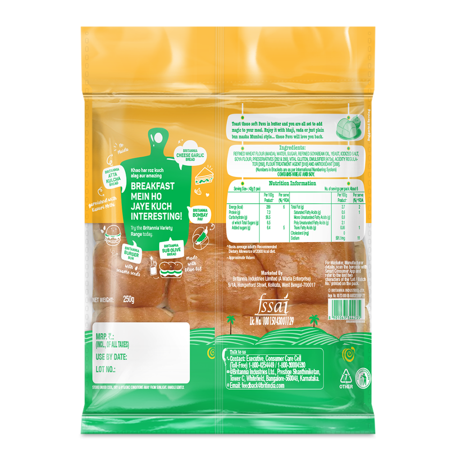 Britannia Breads Bombay Pav