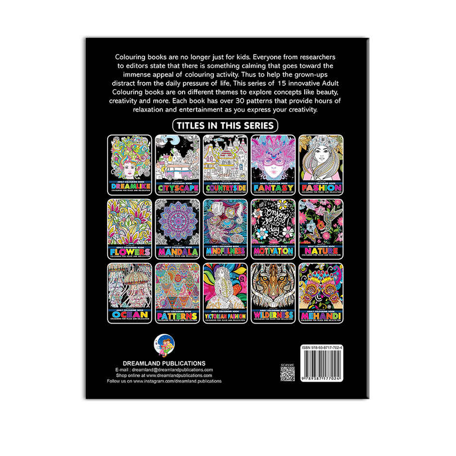 Dreamland Mindfulness Adult Colouring Book
