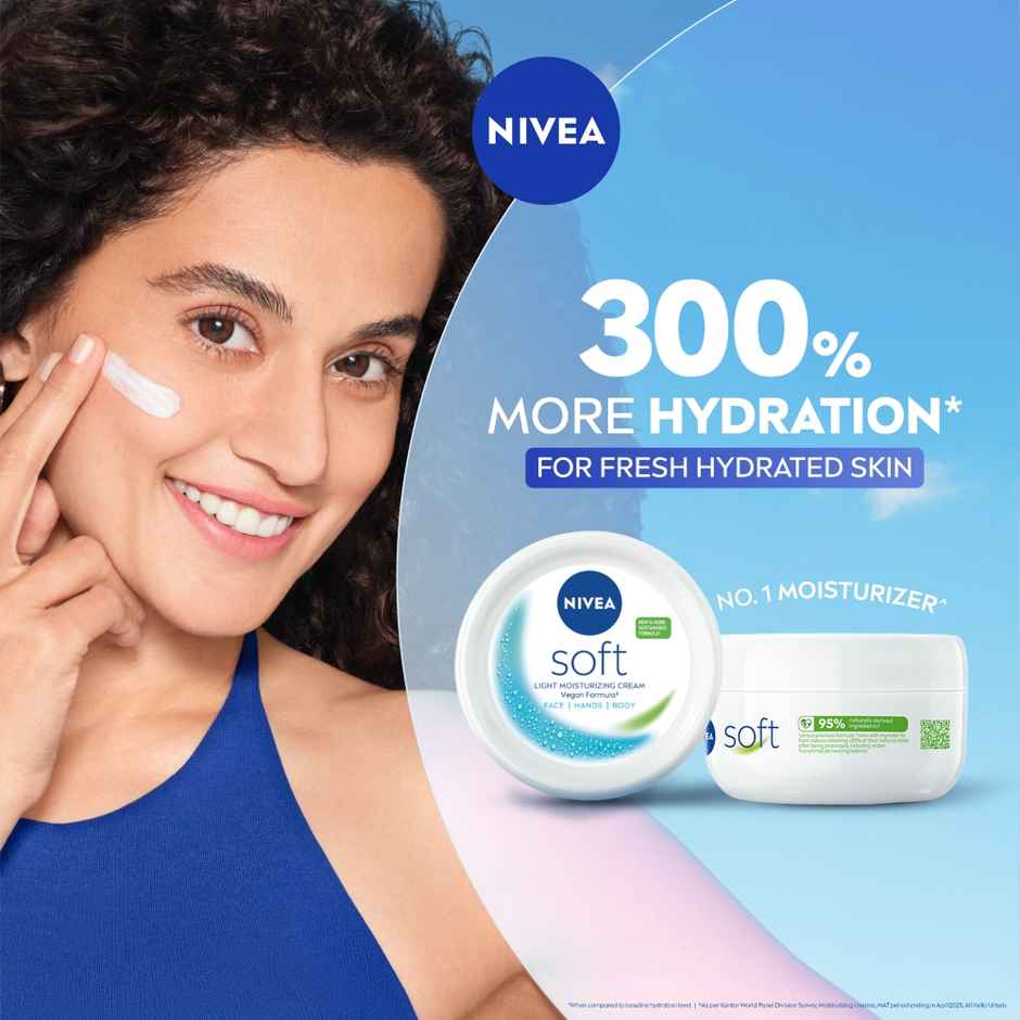 Nivea Soft Moisturizer Pack of 2